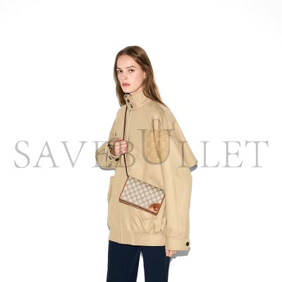 GUCCI GG EMBLEM SUPER MINI SHOULDER BAG 820688 (20*12.5*5cm)
